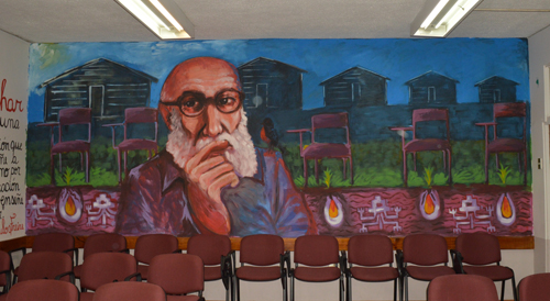 Paulo Freire mural